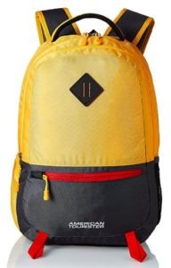 American Tourister Zap 2016 Polyester 24 Ltrs Yellow Laptop Bag