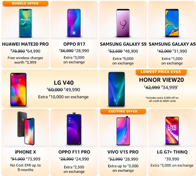 Top Deals on Premium Smartphones Amazon FAB PHONES FEST
