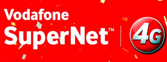 Vodafone free data SuperNet 4G