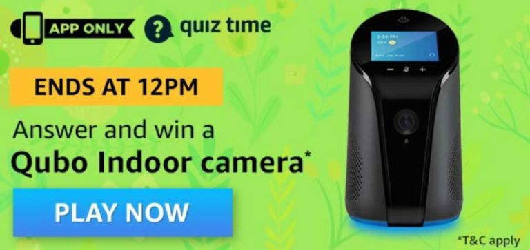 Amazon Quiz Qubo Indoor Camera