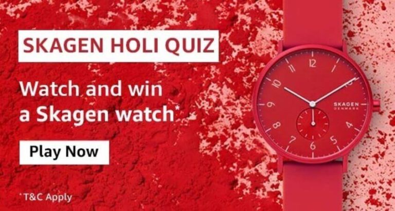 Amazon-Skagen-Holi-Quiz-Answers