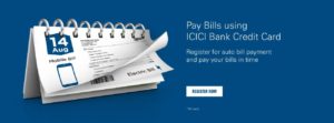 Biller Registration Cashback ICICI Credit Card