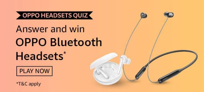 Amazon Oppo Headsets Quiz Answers