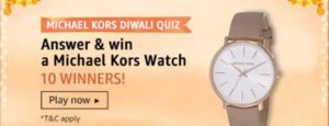 Amazon Michael Kors Watch Quiz Answers
