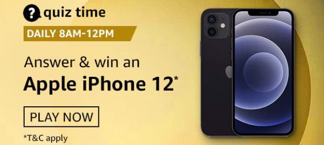 Amazon Quiz Apple iPhone 12