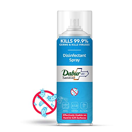 Dabur Sanitize Disinfectant Spray - Effectively usable on Hard & Soft Surfaces  AllTrickz.jpg
