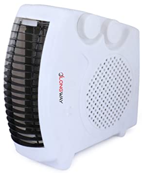 LONGWAY® Hot Max Fan Room Heater(Heat Convertor With Temprature Control & 2 Heating Speed Option) 2000W (color-Off-white) AllTrickz.jpg