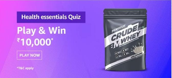 Amazon-Health-Essentials-Quiz-Answers