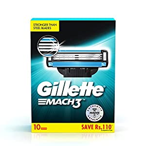 Gillette Mach 3 Shaving Blades  Pack of 10  Cartridges  AllTrickz.jpg