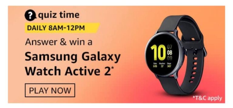 Amazon Samsung Galaxy Watch Active 2 Answers