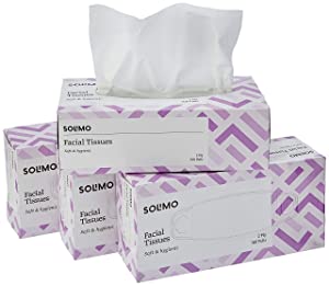 Amazon Brand   Solimo 2 Ply Facial Tissues Carton Box   100 Pulls  Pack of 4  AllTrickz.jpg