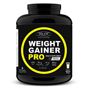 Sinew Nutrition Weight Gainer Pro with Digestive Enzymes   3 kg  Kesar Badam Pista  AllTrickz.jpg