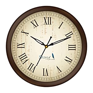 Story@Home 10 inch Round Shape Wall Clock with Glass for Home AllTrickz.jpg