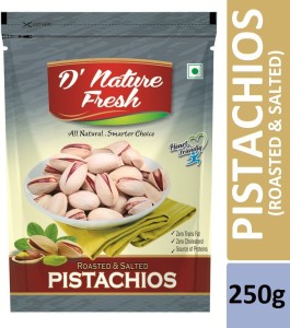 D NATURE FRESH Roasted   Salted Pistachios 250g Pistachios 250 g  AllTrickz.jpg