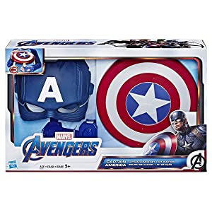 Marvel Avengers Captain America Role Play Set  Captain America Mask and Magnetic Shield Toy for Role Play  AllTrickz.jpg