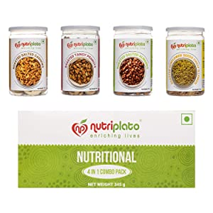 Nutriplato enriching lives Dry Fruit Combo Pack   Roasted Almonds AllTrickz.jpg