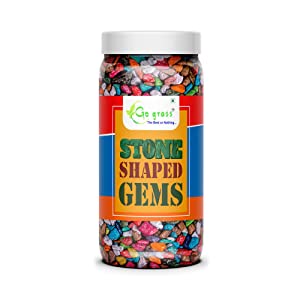 GO GRASS Colorful Chocolate Stone Gems For Kids and cake Decoration  Choco Burst Munchies  Jar Pack   450g AllTrickz.jpg