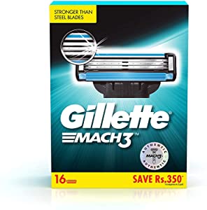 Gillette Mach 3 Shaving Blades  Pack of 16  Cartridges  AllTrickz.jpg