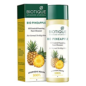 Biotique Bio Pineapple Oil Control Foaming Face Cleanser Normal to Oily Skin 120 ml AllTrickz.jpg
