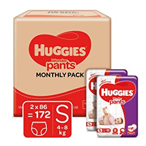 Huggies Wonder Pants Small  S  Size Baby Diaper Pants Monthly Pack AllTrickz.jpg