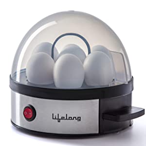 Lifelong Egg Boiler 350W with 7 Egg Capacity with Auto Cutoff   Buzzer  Black AllTrickz.jpg