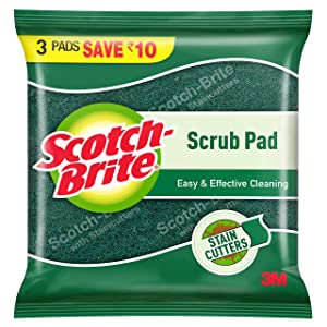 Scotch Brite Scrub Pad Large   pack of 3 AllTrickz.jpg